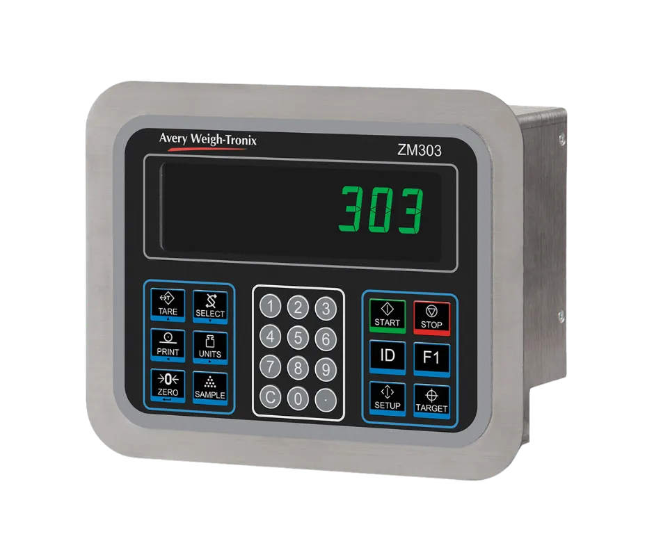 ZM303 Advanced Weight Indicator - Panel Mount - Avery Weigh-Tronix