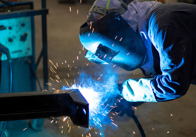 A weighbridge deck on our own welding line this week.
