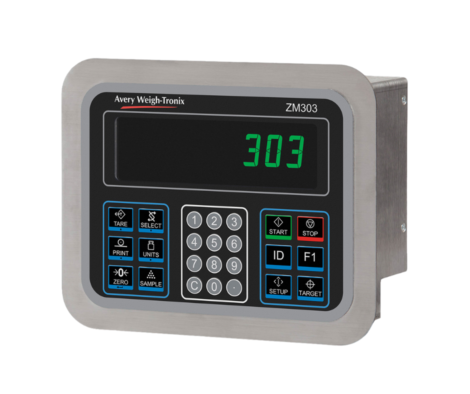 ZM303 Advanced Weight Indicator - Panel Mount - Avery Weigh-Tronix